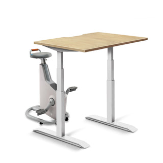 Omni Ampera Bike Desk - Glacier White