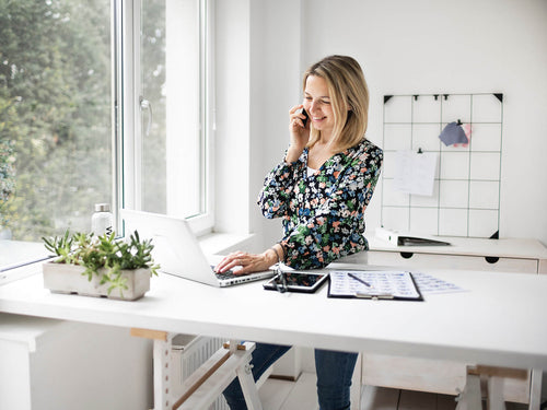 standing while working