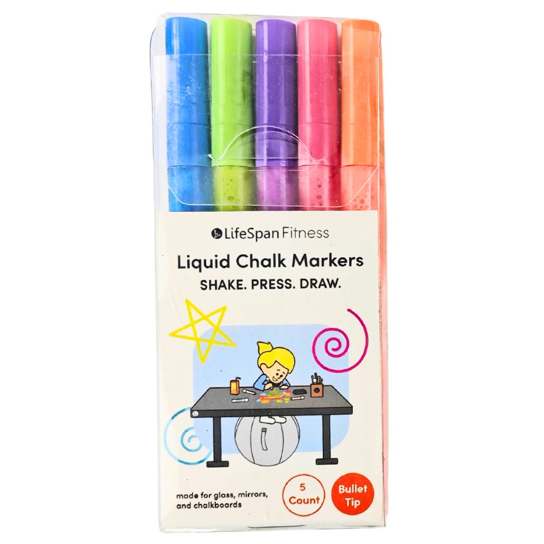 colorful liquid chalk markers