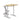 ampera power bike desk glacier white