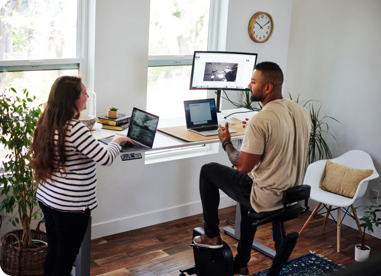 including movement while working