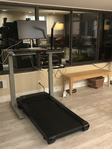 treadmill desk in office