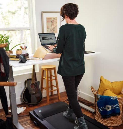 treadmill desk with computer stand